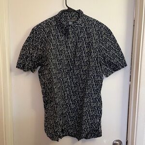 French Connection Short Sleeve Button Down | Medium